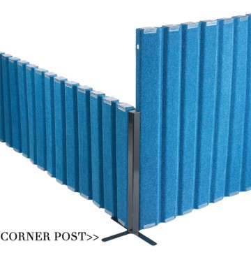 Angeles Corner Post for the Quiet Divider® with Sound Sponge®  - corner-post-divider-360x365.jpg